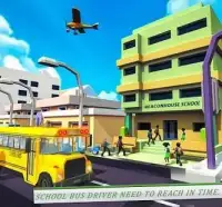 स्कूल बस ड्राइविंग खेल सिम्युलेटर 2018 Screen Shot 1