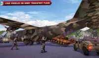 US Army Transport Truck Driving Cargo Plane Games Screen Shot 1