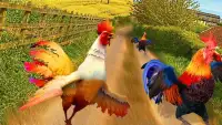 Angry Deadly Rooster Farms Run Rush Screen Shot 13