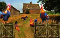 Angry Deadly Rooster Farms Run Rush Screen Shot 6