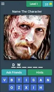 The Walking Dead - Character Quiz Screen Shot 8