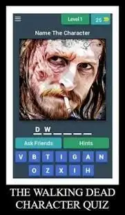 The Walking Dead - Character Quiz Screen Shot 29