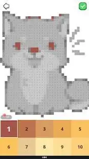 Pet Pixel Art Coloring By Number Screen Shot 1