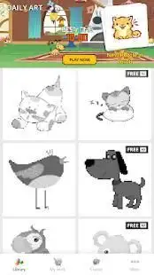Pet Pixel Art Coloring By Number Screen Shot 6