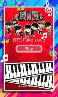 Fake Love BTS - Piano Tiles Screen Shot 3