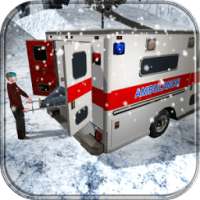 Ambulance Driver Simulator 3D Winter Snow Rescue