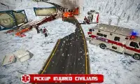 Ambulance Driver Simulator 3D Winter Snow Rescue Screen Shot 3