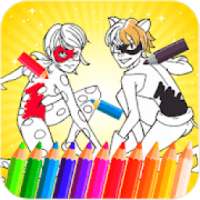 Coloring Ladybug & Cat Noir game