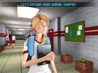 High School Head Girl: Campus Life Simulator Screen Shot 1
