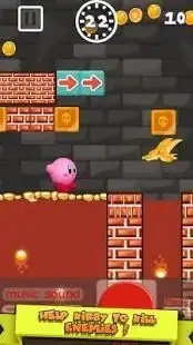 Super Kirby Jungle Run Screen Shot 1
