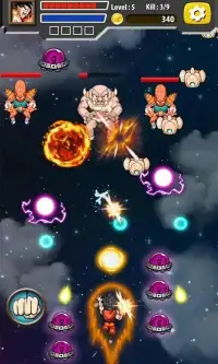 Goku Saiyan Galaxy Battle Screen Shot 1