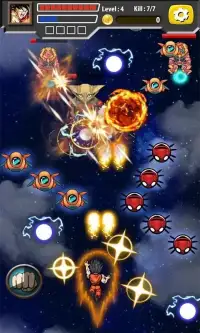 Goku Saiyan Galaxy Battle Screen Shot 2