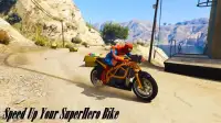 Superheroes Downhill Bike Race Screen Shot 1