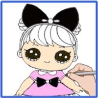 Learn How To Draw and color LOL surprise dolls