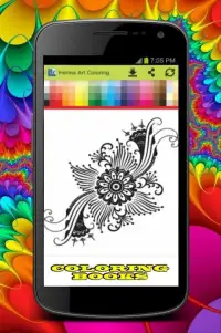 Mehndi Henna Art ColoringZuo - New picture Screen Shot 0