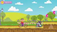 Shin-Chan Bike Racing Screen Shot 4