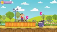 Shin-Chan Bike Racing Screen Shot 1