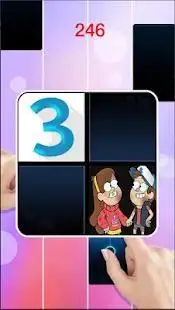 Gravity Falls Piano Tiles Screen Shot 3