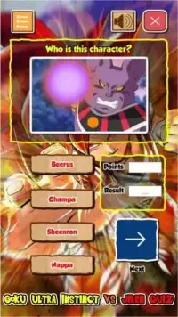 Goku Ultra Instinct Saiyan VS Jiren Quiz Screen Shot 5