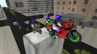Motorcycle City Rally: Cop Car Chase Screen Shot 3