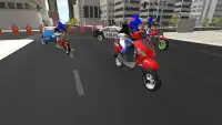 Motorcycle City Rally: Cop Car Chase Screen Shot 0