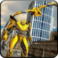 Flying Dragon Transform Robot City Survival Hero