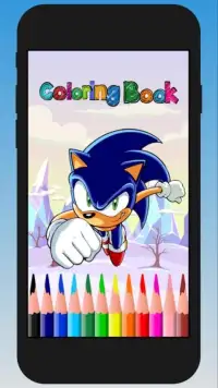 Coloring Book Game Sonic Screen Shot 4