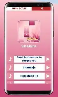 Shakira Piano Tiles Music Screen Shot 0