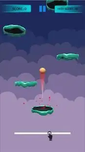 Fire Jump - Bounce Forever Game Screen Shot 1