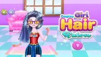 Cosplay girl hair salon - girls games Screen Shot 7