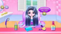 Cosplay girl hair salon - girls games Screen Shot 11