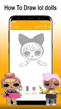 How To Draw Dolls : Lol Surprise Openinng eggs Screen Shot 2