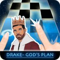Drake - Gods Plan Piano Tiles