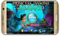 arabian Princess mermaid jasmine at sea game Screen Shot 5