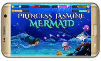 arabian Princess mermaid jasmine at sea game Screen Shot 3