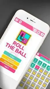 रोलिंग बॉल - पहेली खेल Screen Shot 0
