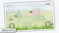 Doodle Fly - Bee Attack Screen Shot 2