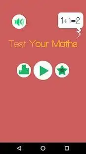 Test Your Maths Screen Shot 2