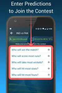 Prediction Pundit: Cricket Predictor & Live Scores Screen Shot 3