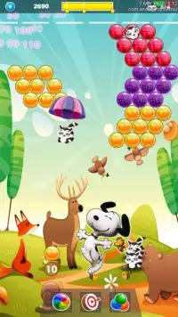 Snoopy Pop Rescue - Bubble Birds Shooter Screen Shot 0