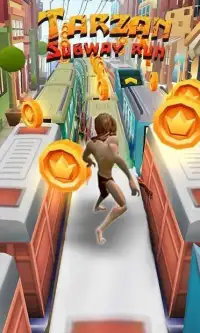 Subway Tarzan Adventure run! Screen Shot 0