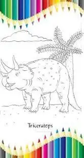 Dinosaurs Coloring Pages Screen Shot 1