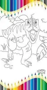 Dinosaurs Coloring Pages Screen Shot 0