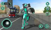 Robot Bike Transport Truck Sim Screen Shot 11