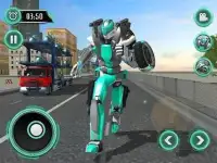 Robot Bike Transport Truck Sim Screen Shot 6
