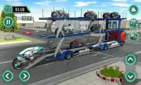 Robot Bike Transport Truck Sim Screen Shot 13