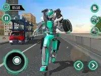 Robot Bike Transport Truck Sim Screen Shot 1