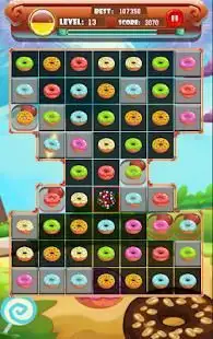 New Donuts Jam Blast Match-3 Screen Shot 0