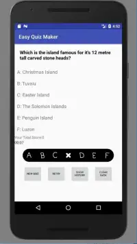 Easy Quiz Maker Screen Shot 2