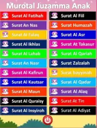 Murotal Al Quran Juzamma Anak Screen Shot 3